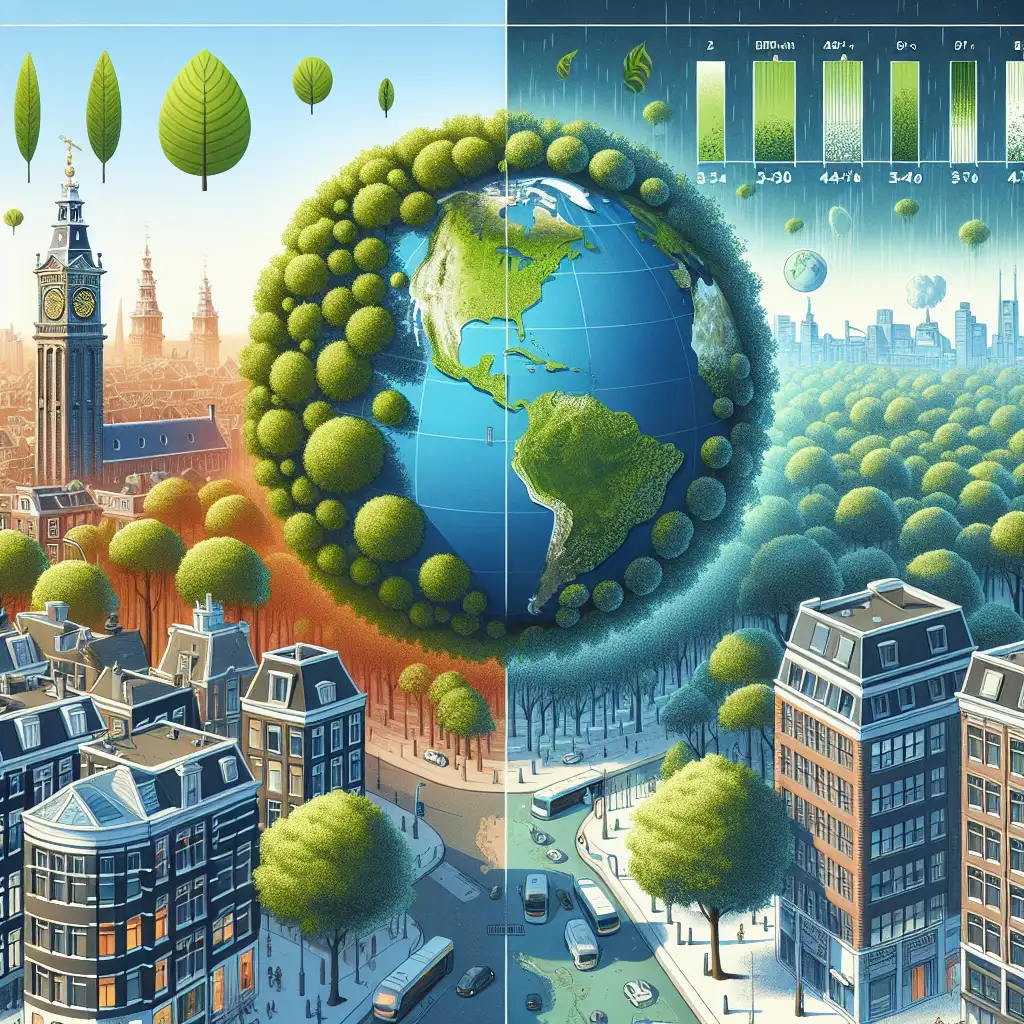 Como está o dossel em Amsterdã e no restante do mundo?