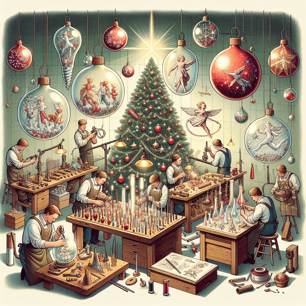 De onde vêm as bolas de Natal e qual é o seu material?