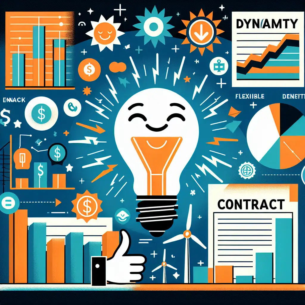 O que é um contrato de energia dinâmico e suas vantagens?