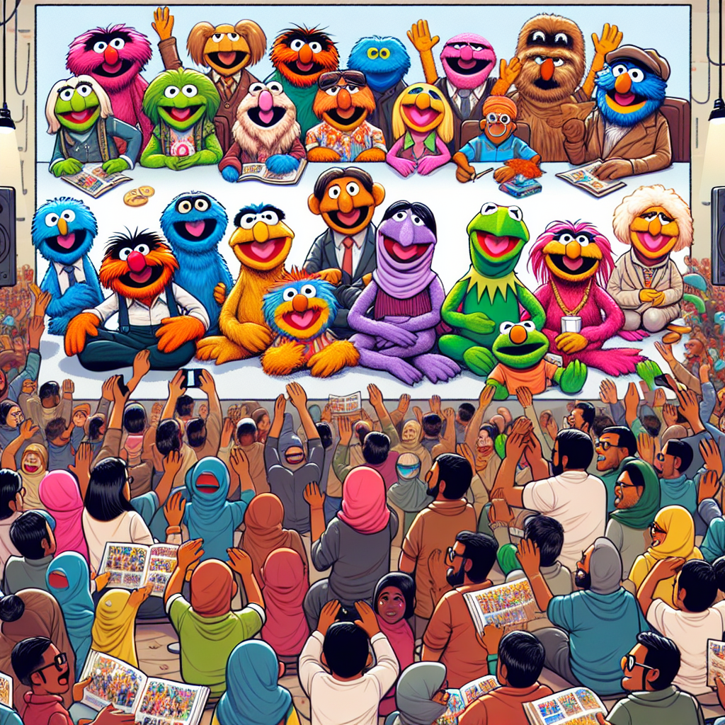 O que são os Muppets e qual é sua popularidade?