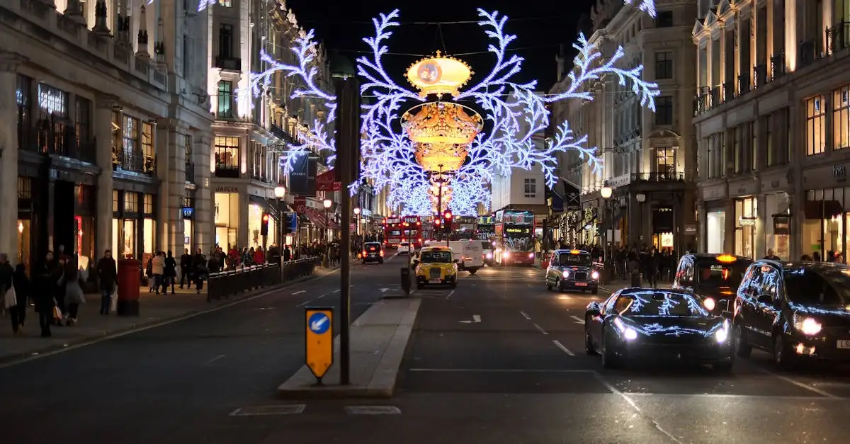Por que as compras de Natal em Londres são tão divertidas?