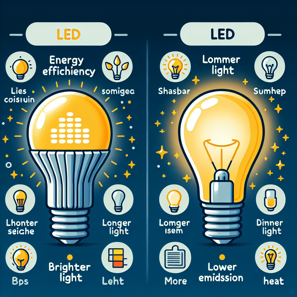 Por que escolher iluminação LED em vez de lâmpadas incandescentes?