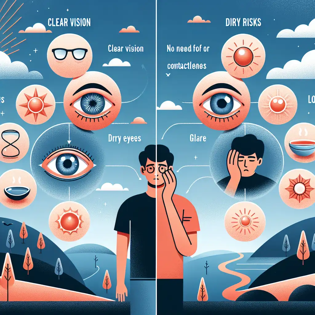 Quais são as vantagens e desvantagens da cirurgia a laser?