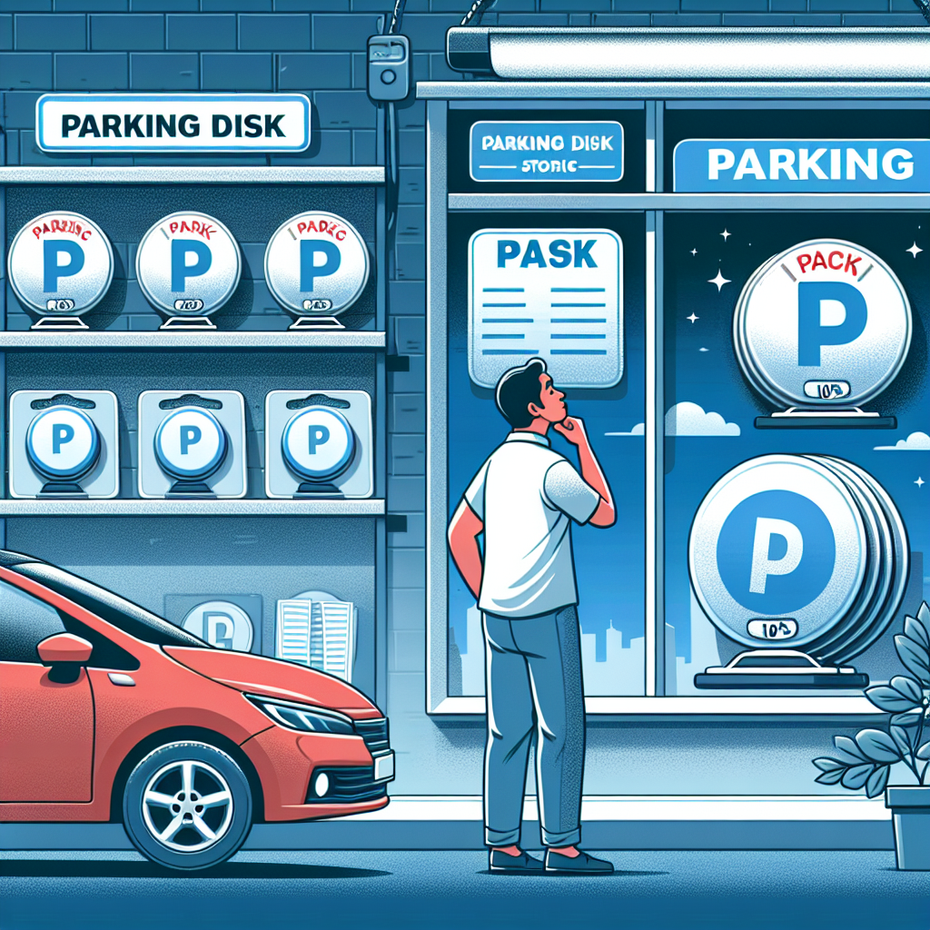 Qual é o melhor lugar para comprar disco de estacionamento?
