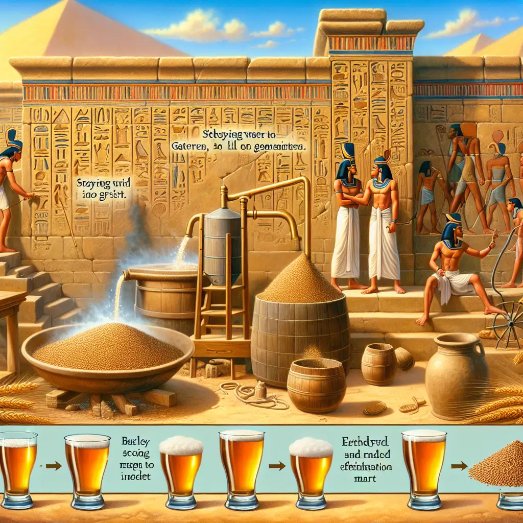 Como era feita a cerveja no Antigo Egito?