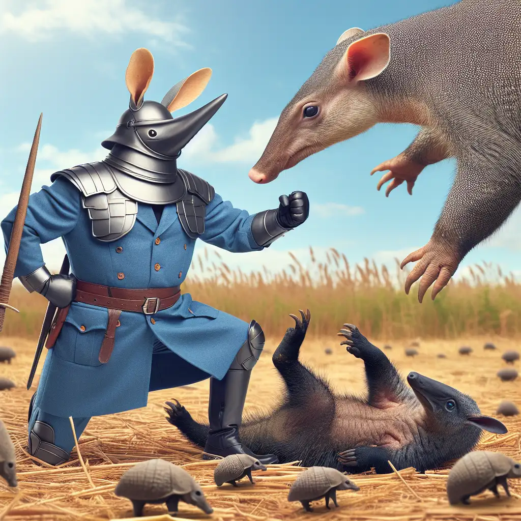 Como os aardvarks se protegem de seus predadores?