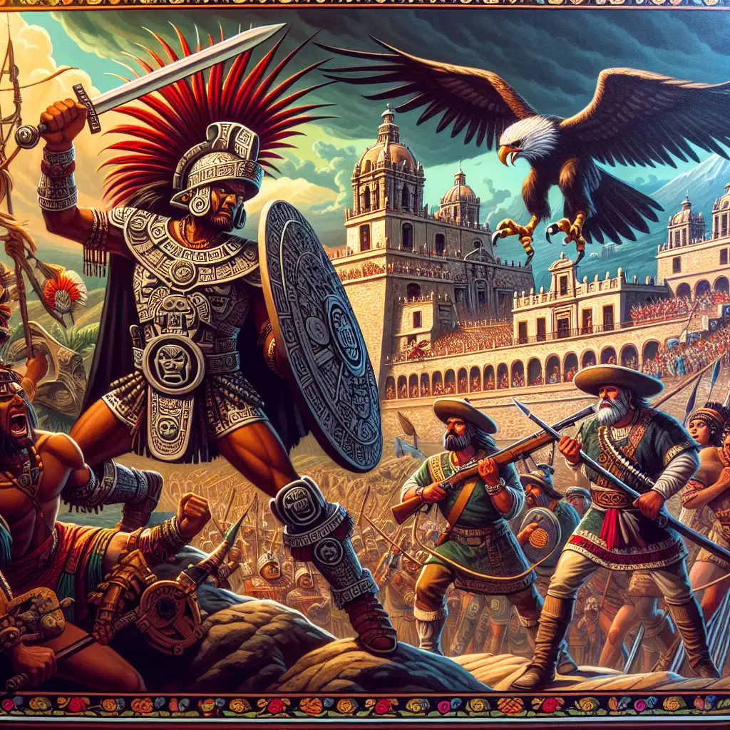 Como os astecas resistiram à conquista espanhola?