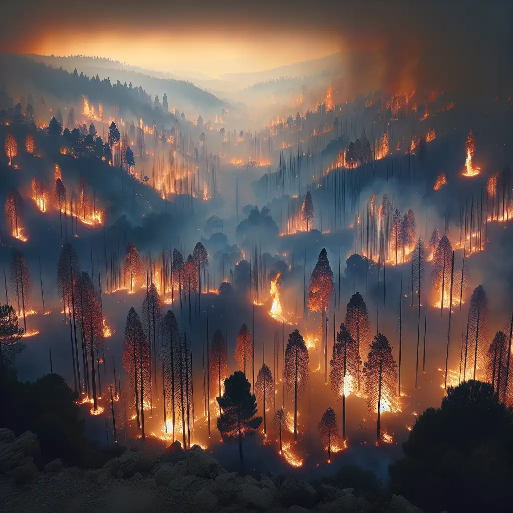 Quais foram as causas dos incêndios florestais na Grécia em 2021?