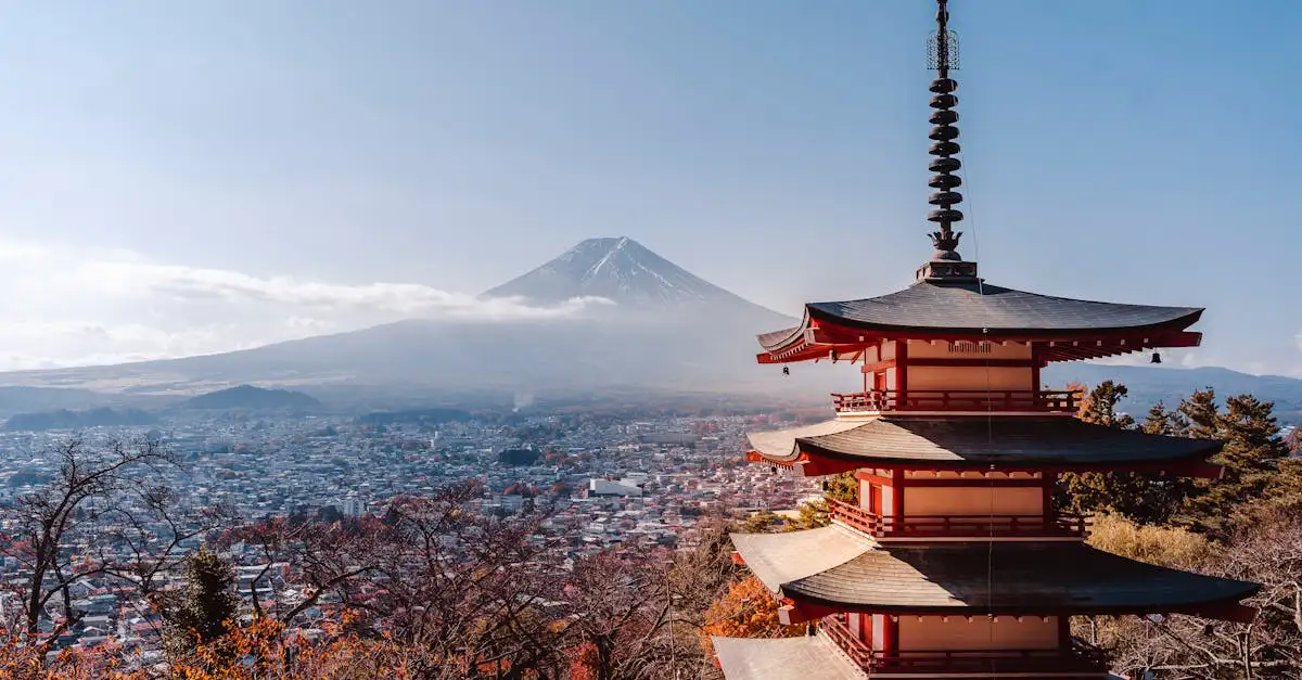 Qual é a montanha sagrada do Japão?