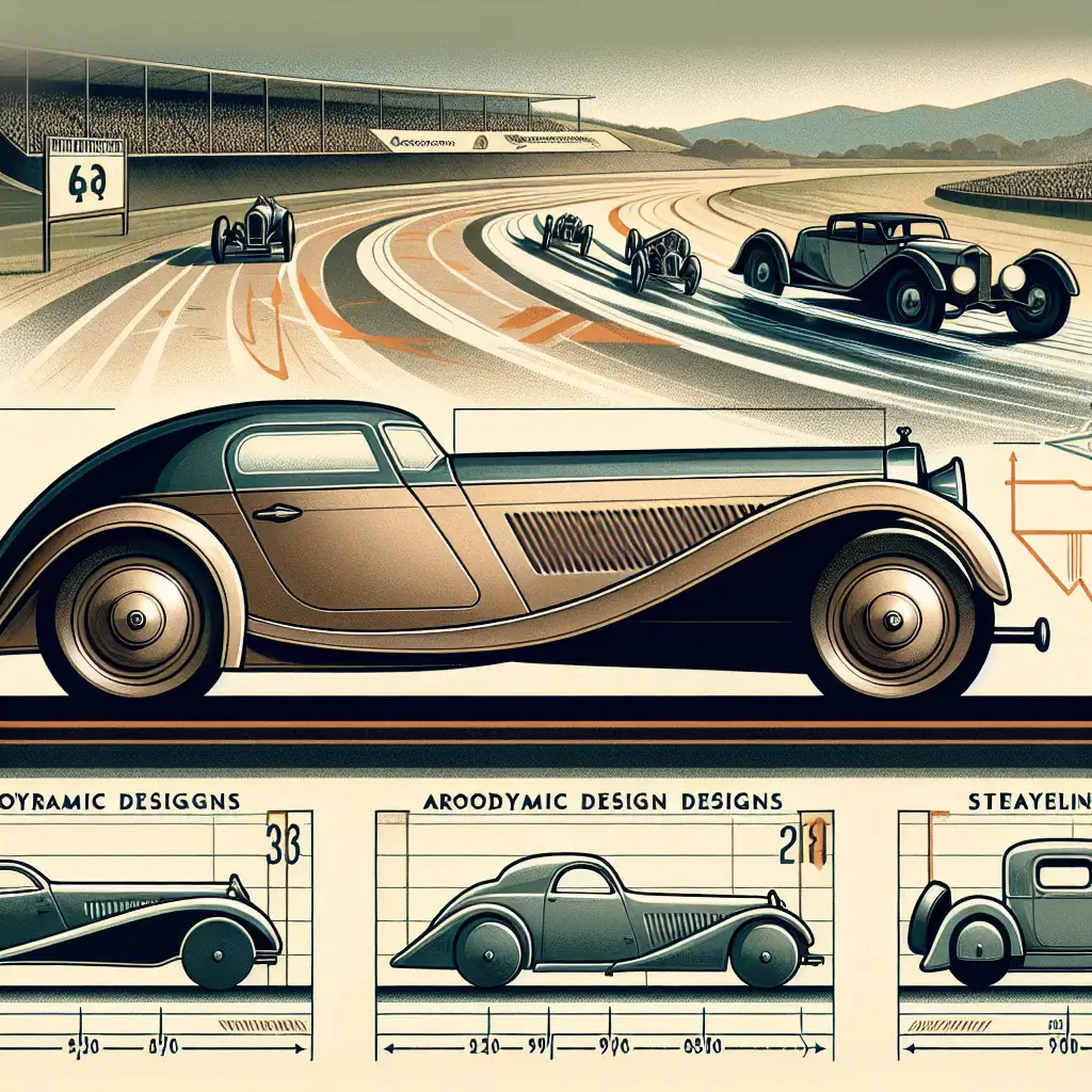 Como os designs aerodinâmicos revolucionaram carros nos anos 30?