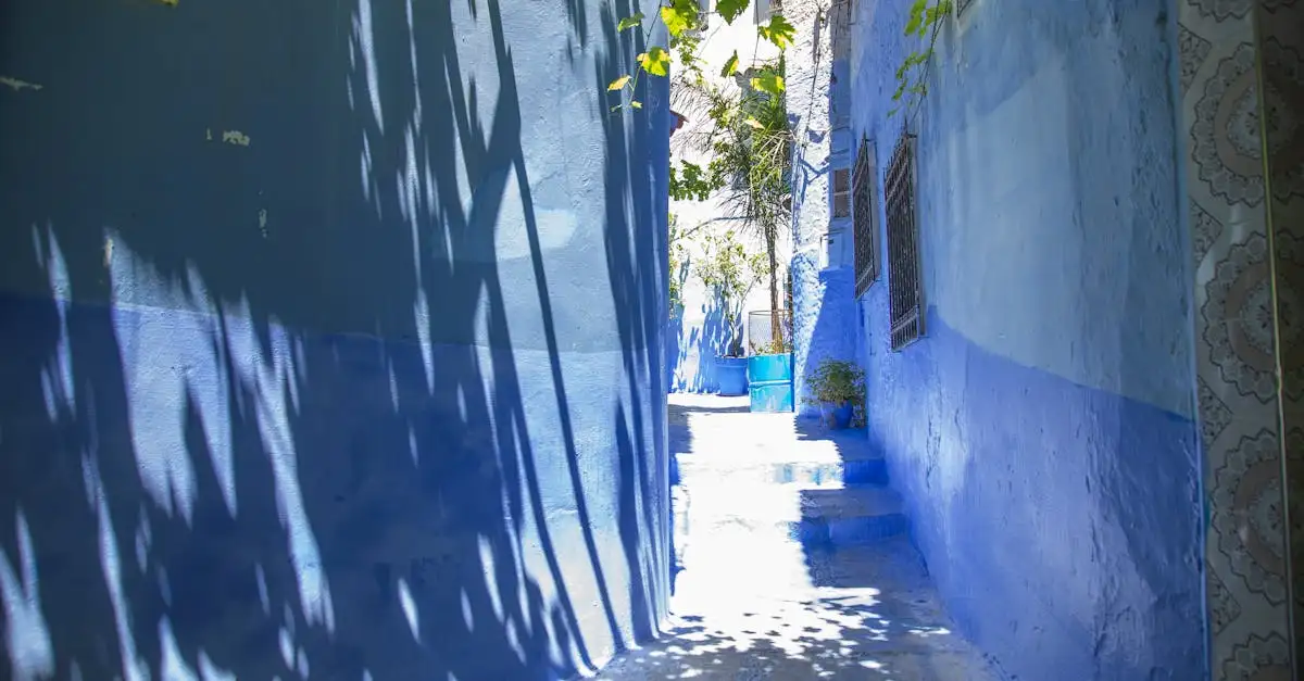 Por que Chefchaouen é conhecida como a Cidade Azul de Marrocos?