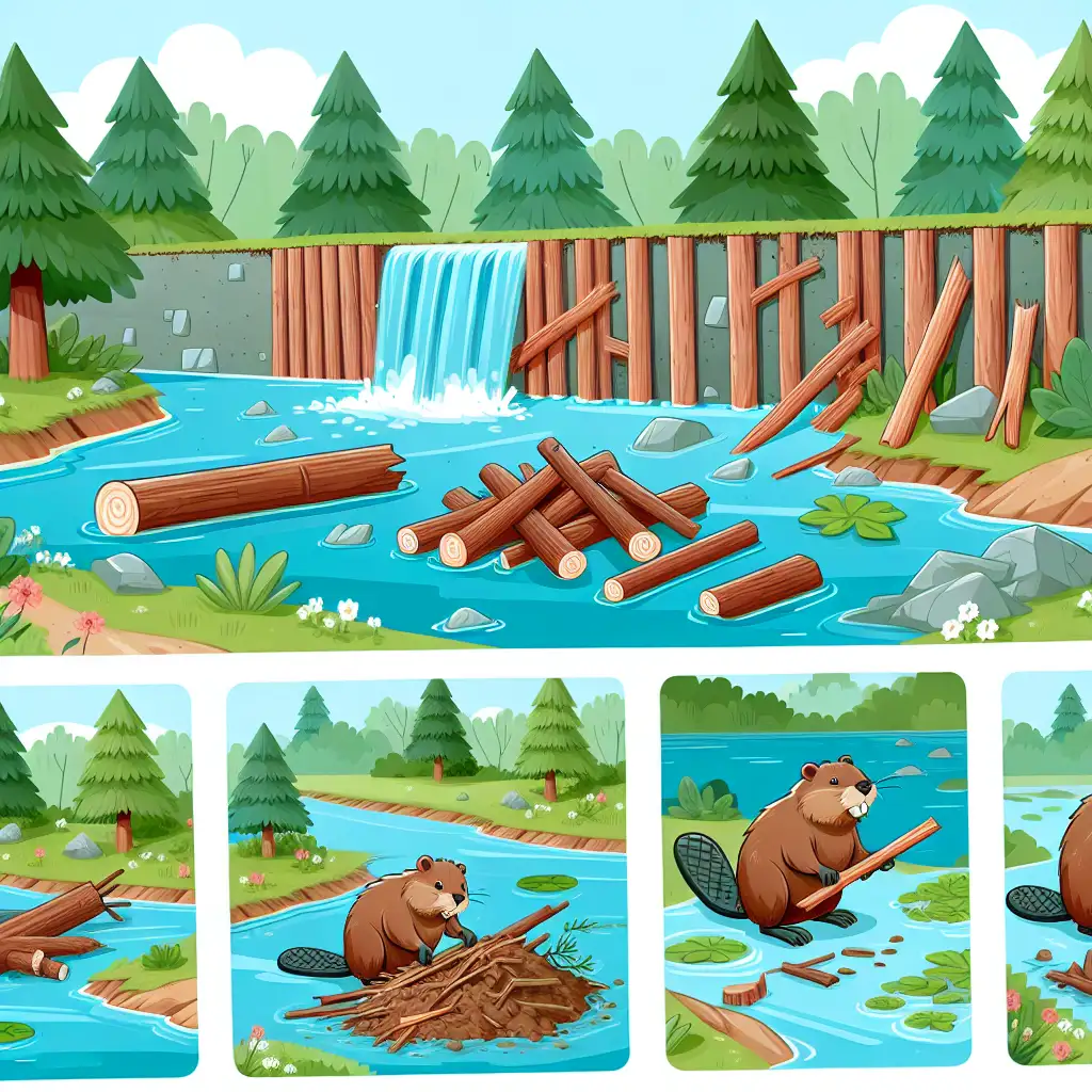 Por que os castores constroem represas e como fazem isso?