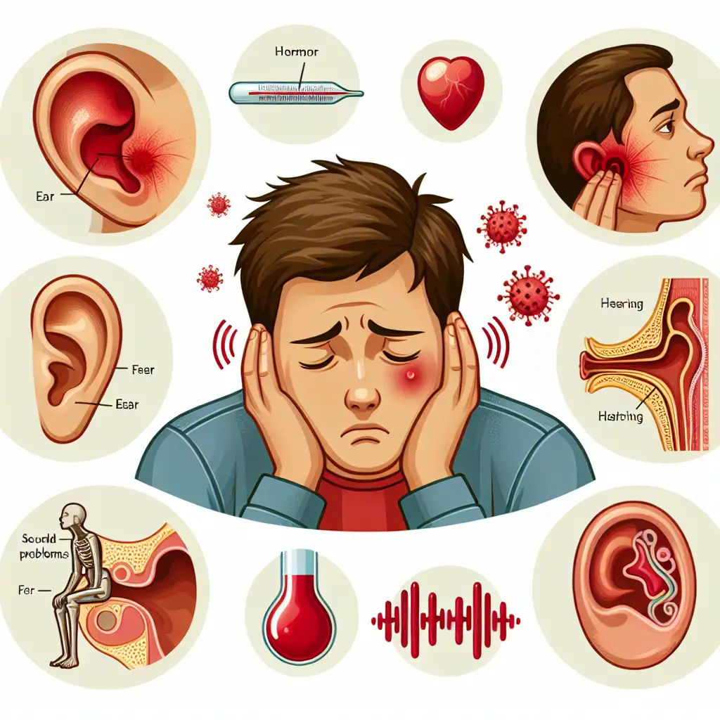 Quais são os sintomas de uma infecção no ouvido?