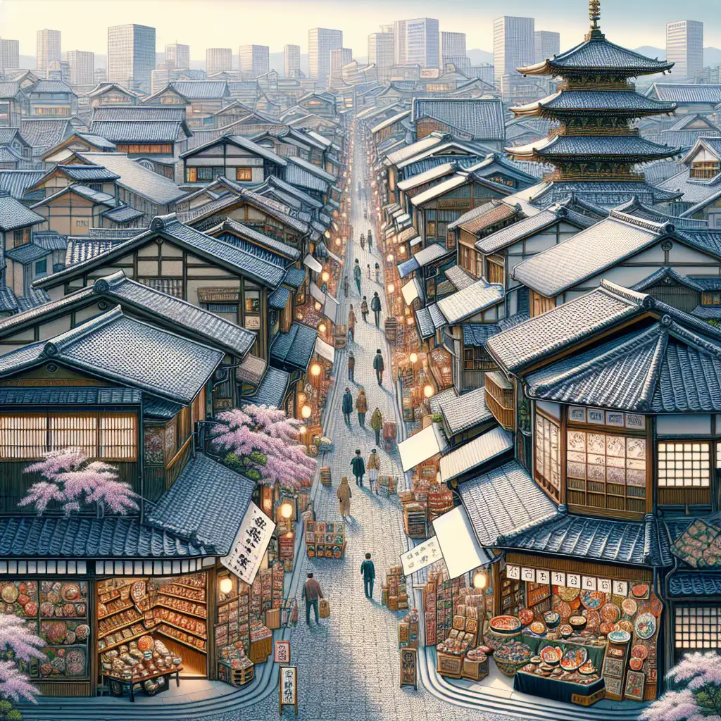 Qual cidade do Japão é famosa pelo comércio de laca?