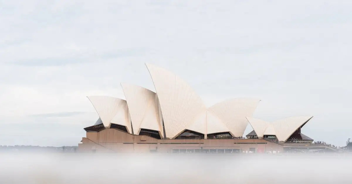 Qual é a cidade que abriga a famosa Sydney Opera House?