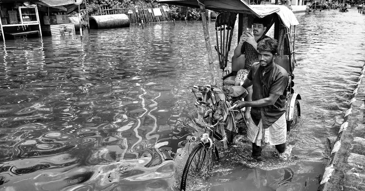 Qual o impacto das inundações nas cidades do Egito?