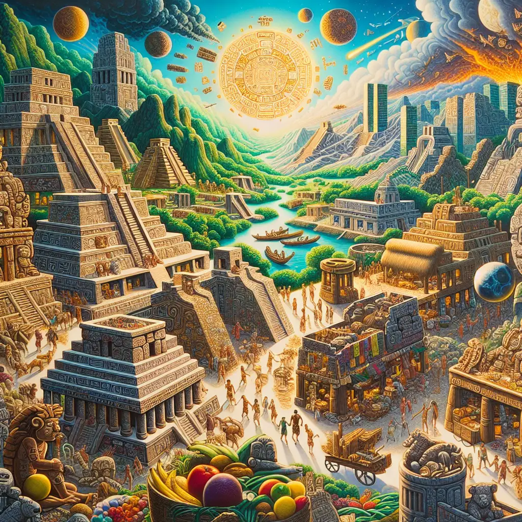 Quando a civilização maia alcançou seu auge histórico?