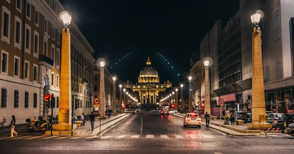 Qual é a cidade onde está localizado o Vaticano?