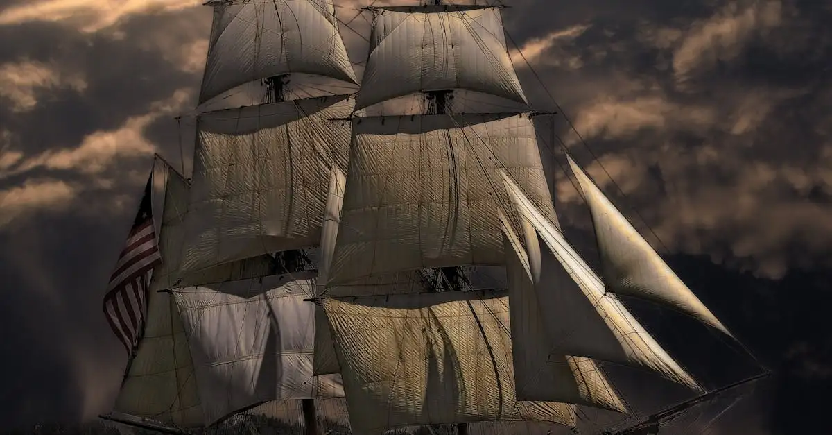 O barco à vela foi essencial para o transporte marítimo?