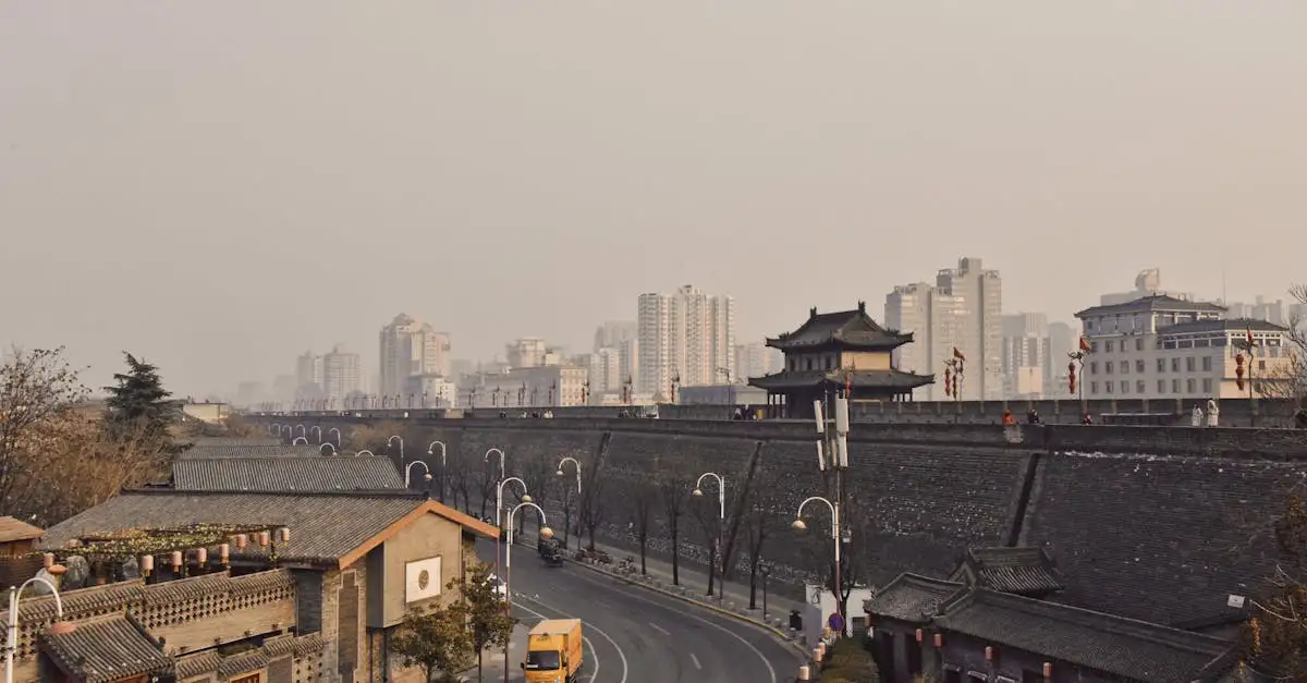 Qual é a cidade chinesa famosa pelo exército de terracota?