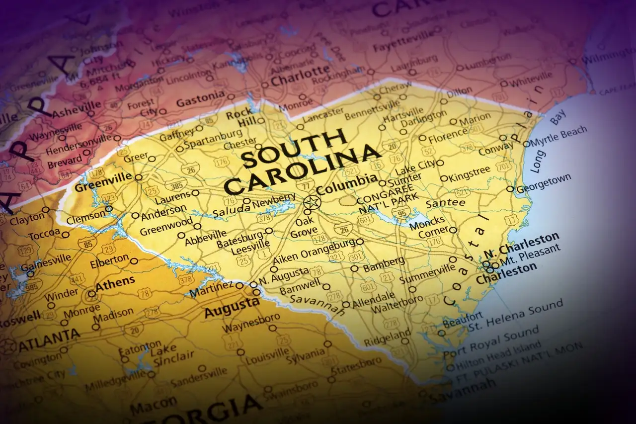 Qual é a história resumida da Carolina do Sul?