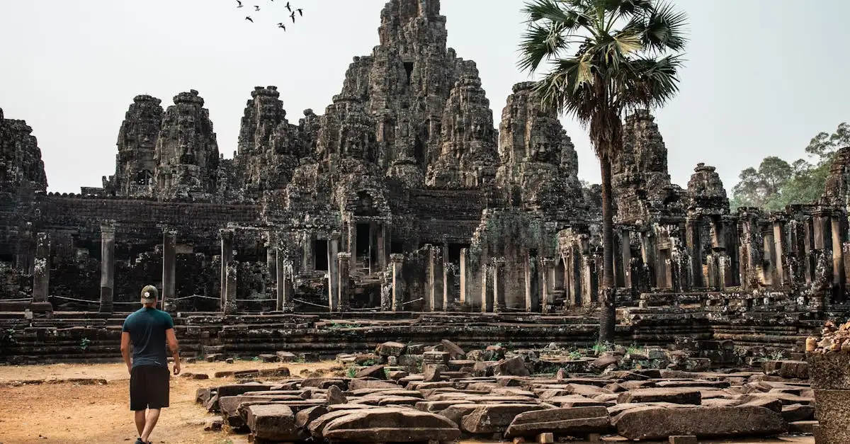 Qual é o templo budista do Camboja reconhecido pela UNESCO?