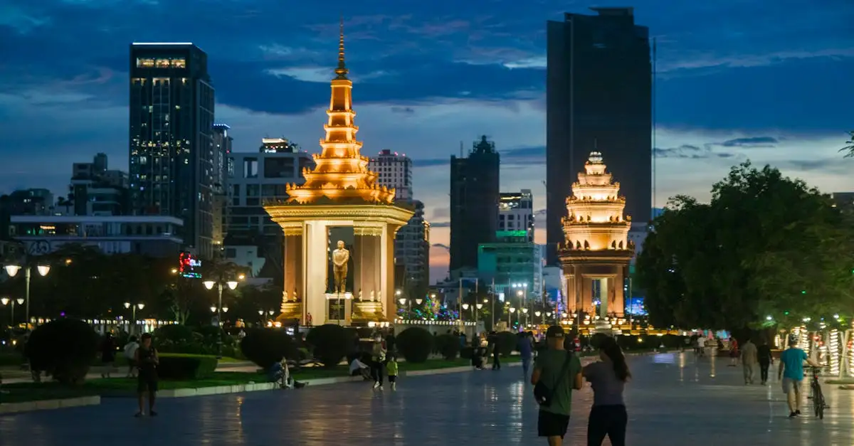 Qual é a capital do Camboja e qual sua importância?