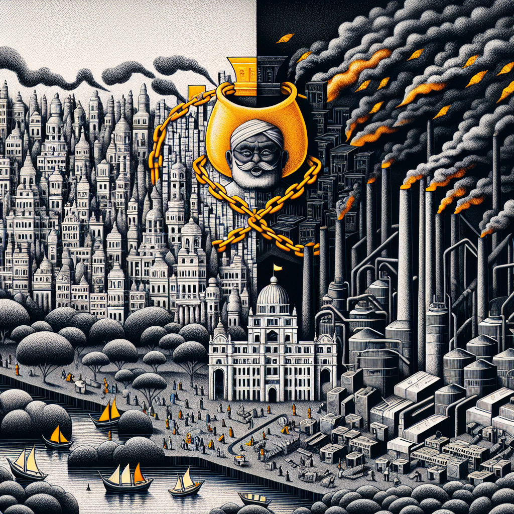 Como a herança colonial e a corrupção afetam a industrialização?