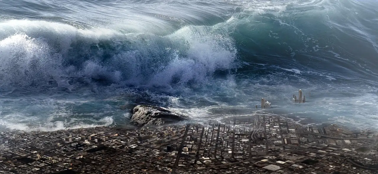 Como o tsunami de 1960 afetou as costas do Havai?