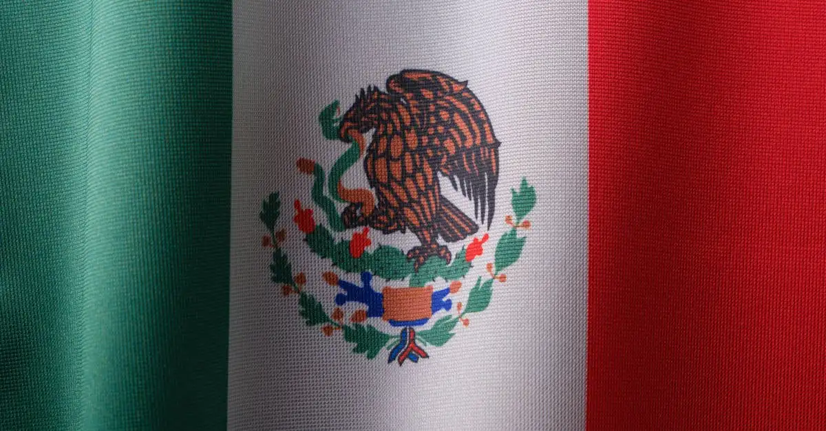 O que a bandeira mexicana representa sobre Tenochtitlán?