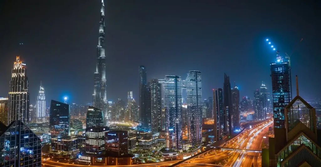 Onde está localizado o Burj Mohammed bin Rashid?
