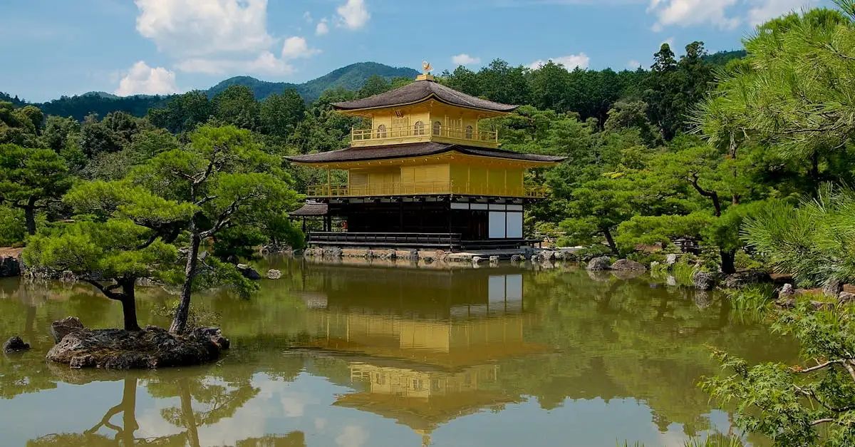 Qual cidade do Japão tem o famoso Templo do Pavilhão Dourado?
