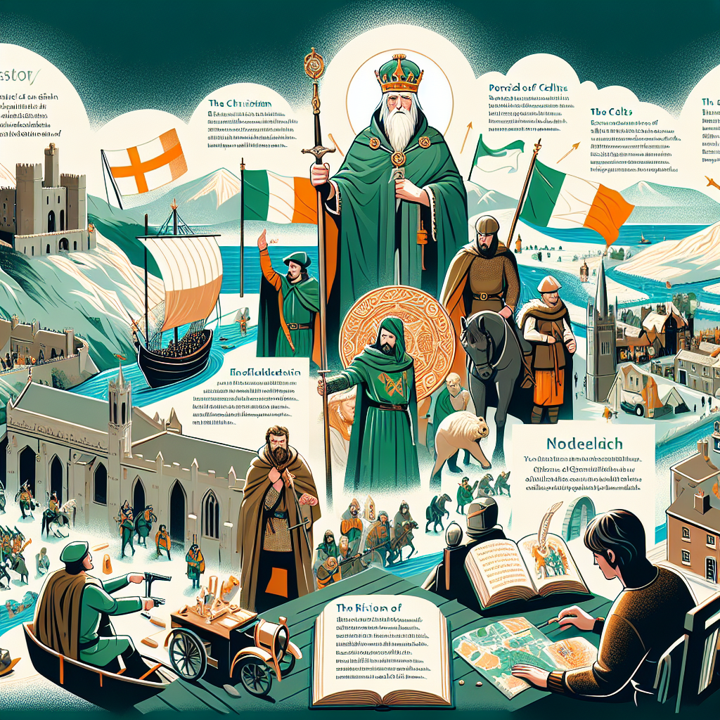 Qual é a história da Irlanda em resumo e poucos passos?