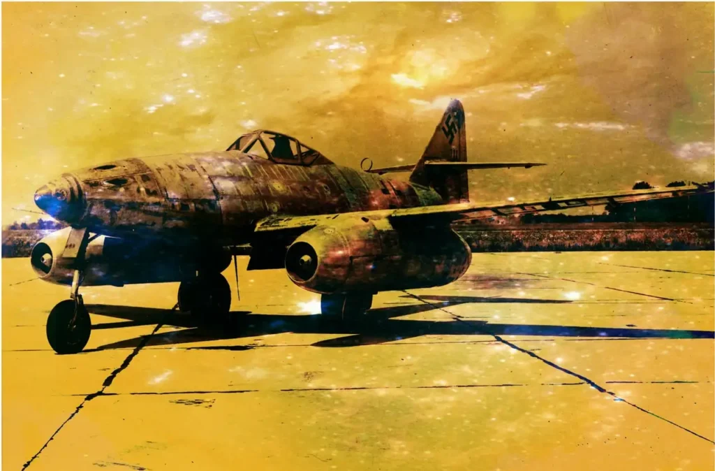 O que fez o Messerschmitt Me 262 ser único como caça a jato?