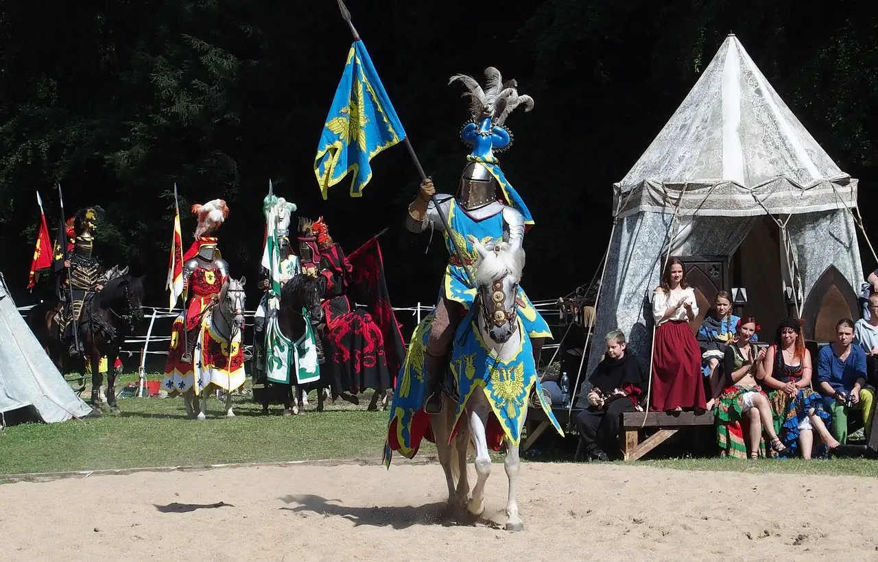 Quais são os valores cavalheirescos na arte medieval?
