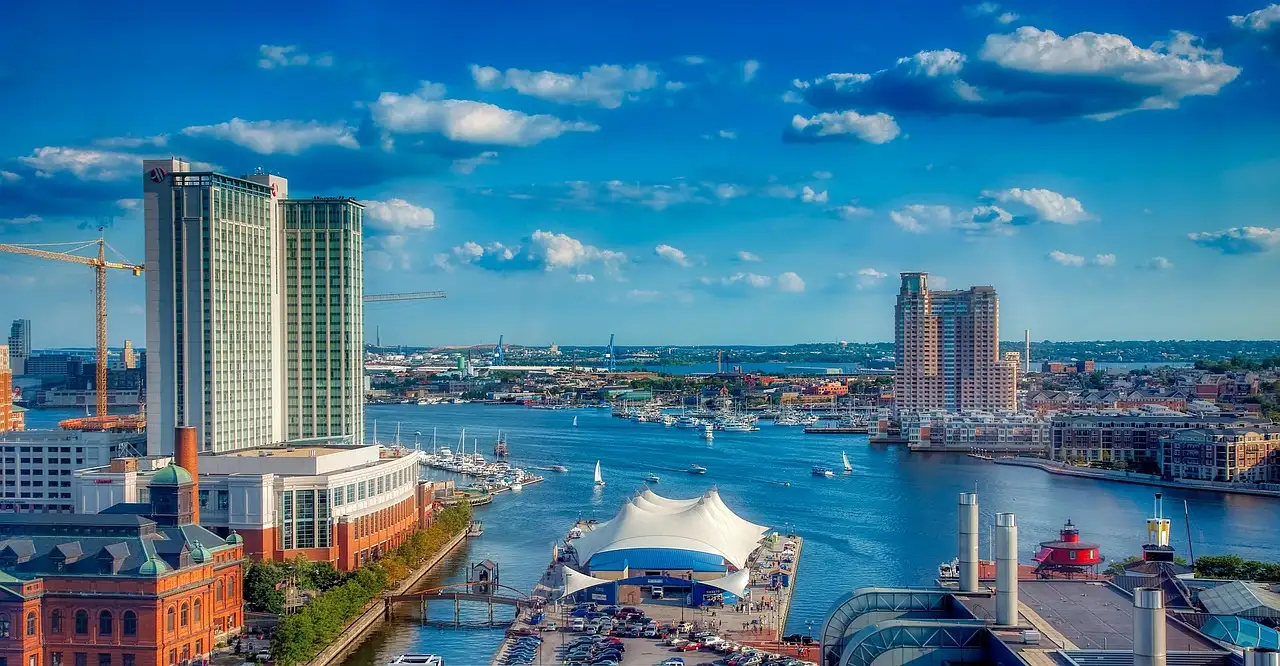 Qual é a capital de Maryland e por que é essa cidade?
