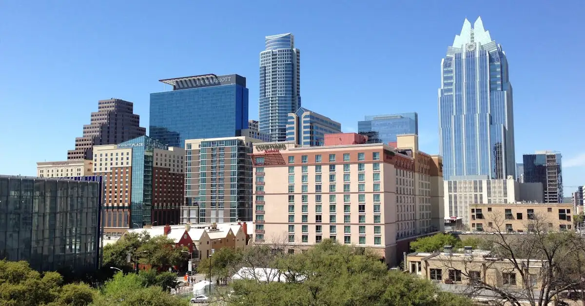 Qual é a capital do Texas e por que foi escolhida?
