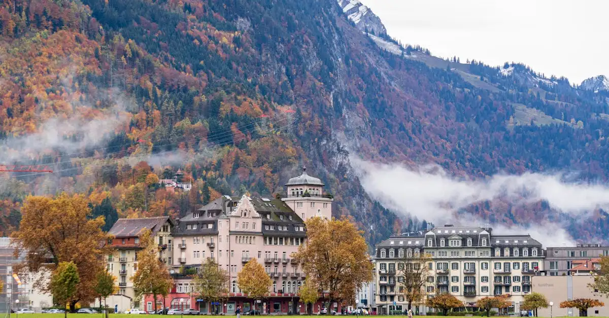 Qual é a duração do voo de Amsterdã a Interlaken?