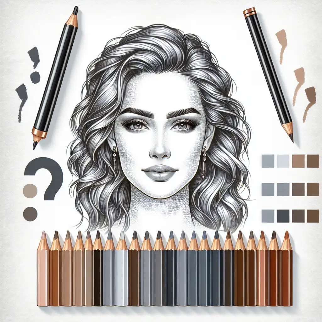 Qual lápis de sobrancelha usar para cabelos grisalhos?