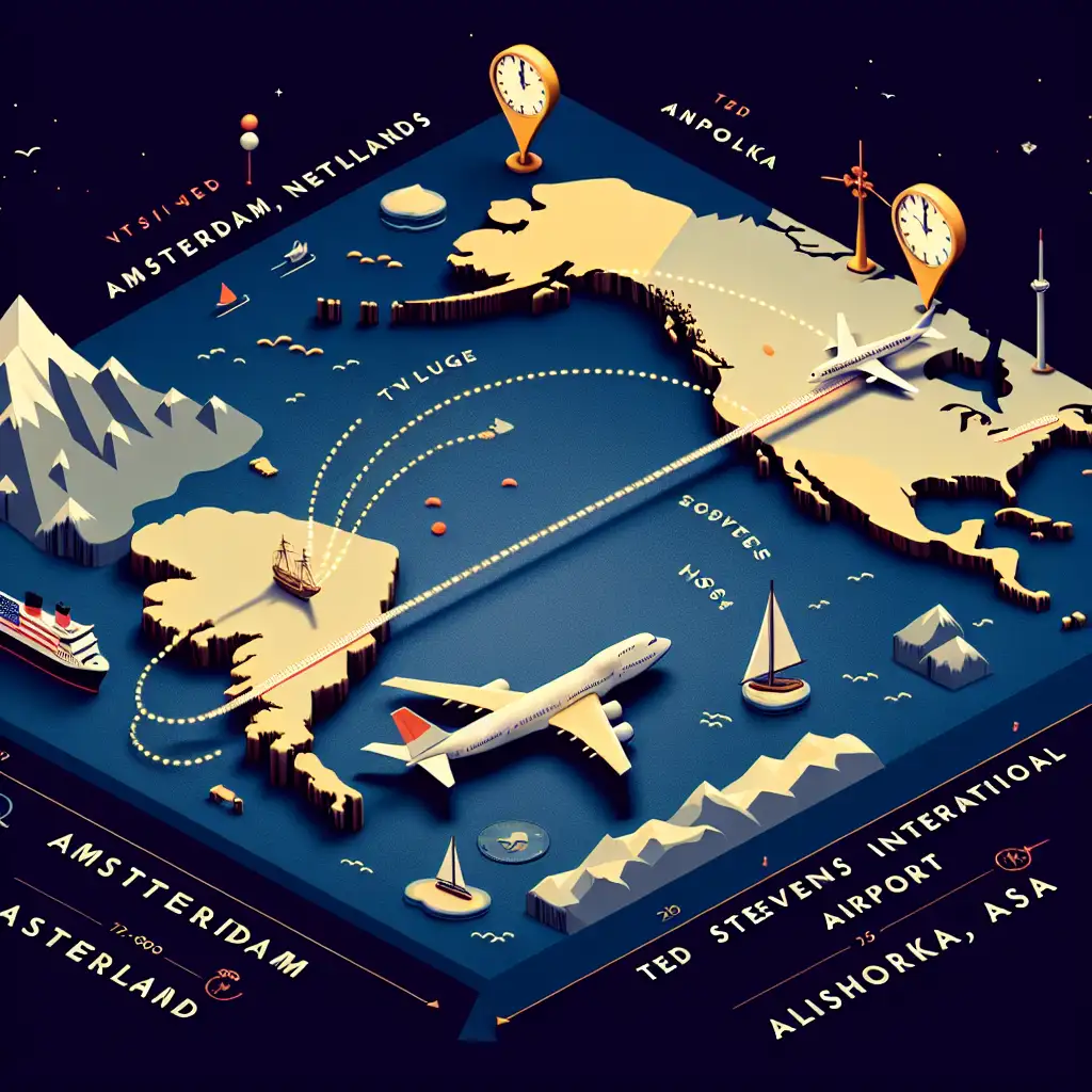 Quanto Tempo Dura o Voo de Amsterdã a Anchorage?