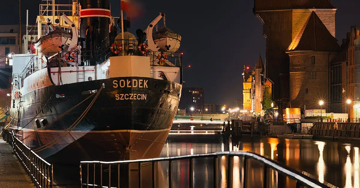 Quanto tempo leva para ir de Amsterdã a Gdańsk de ônibus ou trem?