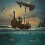 Como os vikings realizaram negociações com o Império Bizantino?