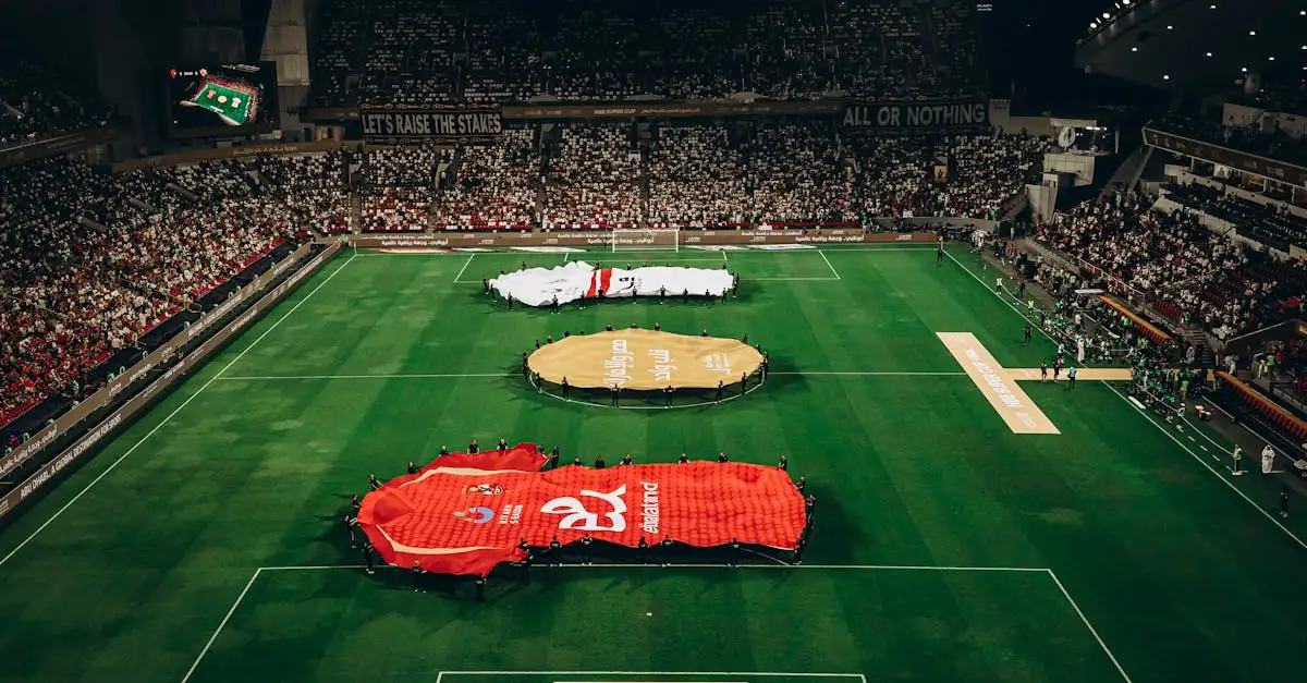 Onde fica o estádio do Olympique Lyonnais em Lyon?