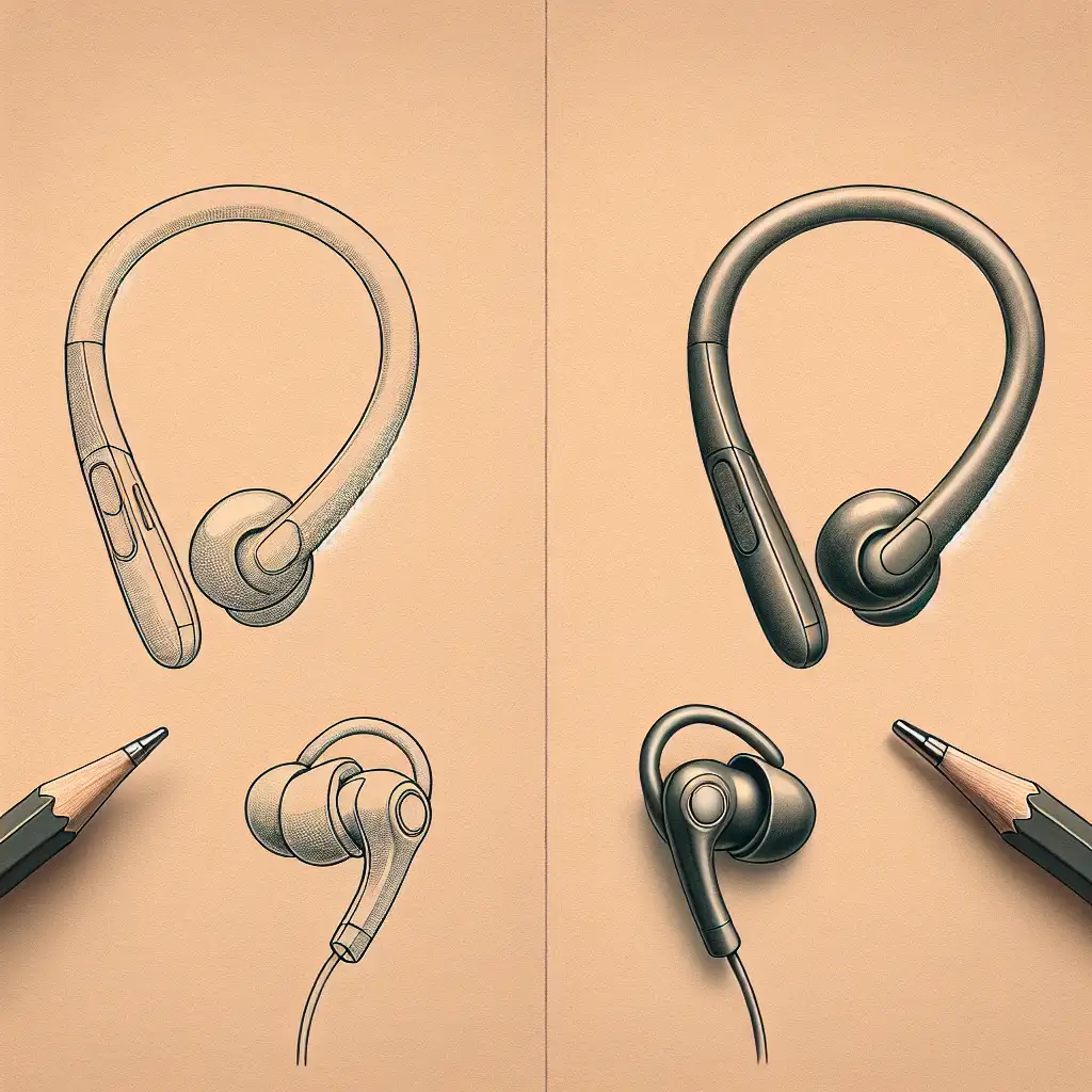 Quais fones de ouvido são ideais para usar atrás da orelha?