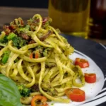 Quais legumes são ideais para acompanhar pasta pesto?