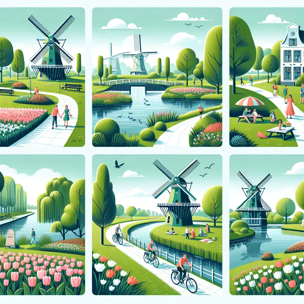 Quais são as 5 principais organizações de parques na Holanda?