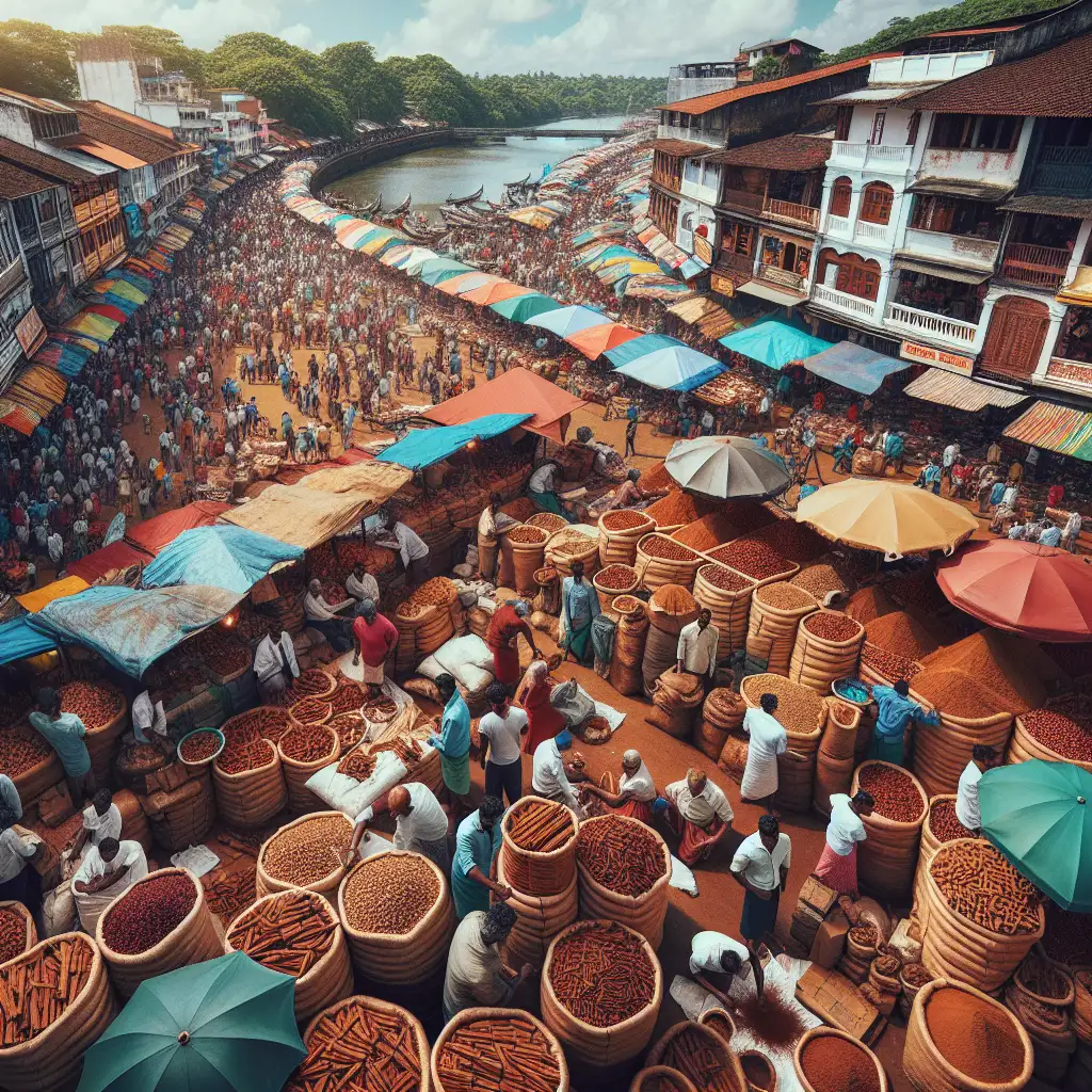 Qual é a cidade do Sri Lanka famosa pelo comércio de canela?