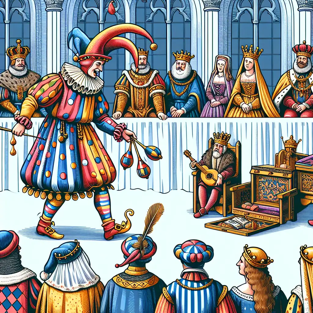 Qual era a função do bufão nas cortes medievais?