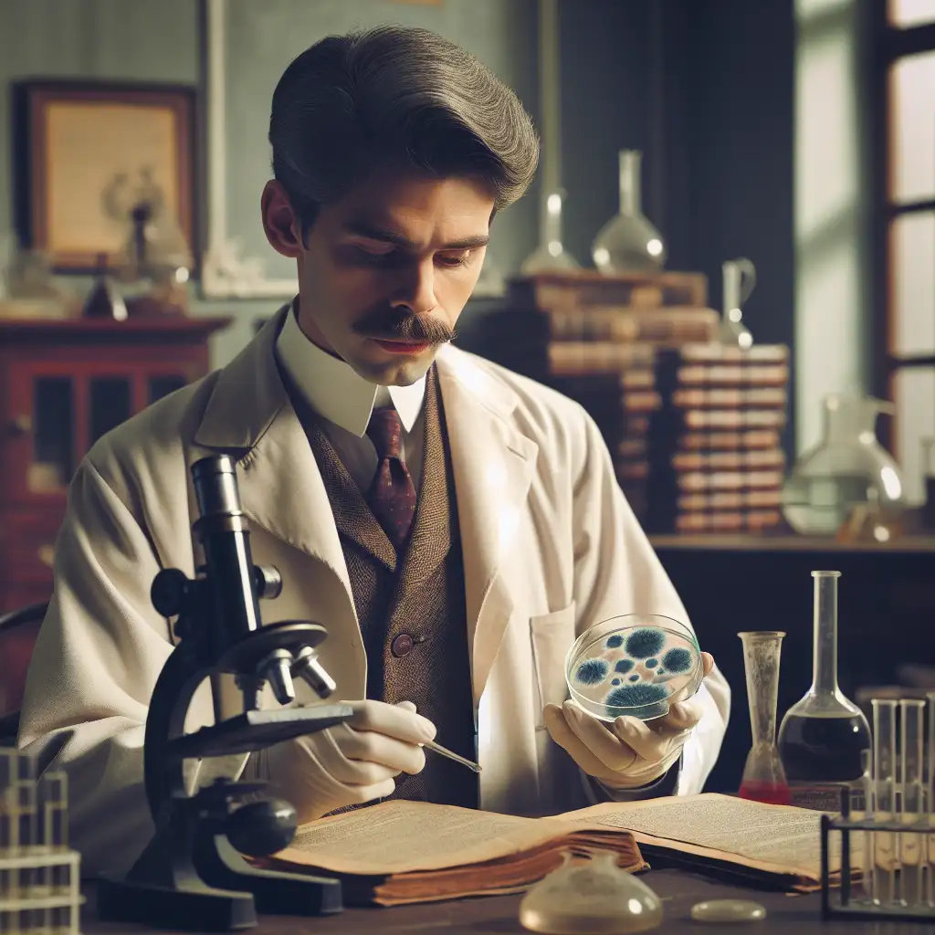 Qual foi a contribuição de Fleming para a penicilina?