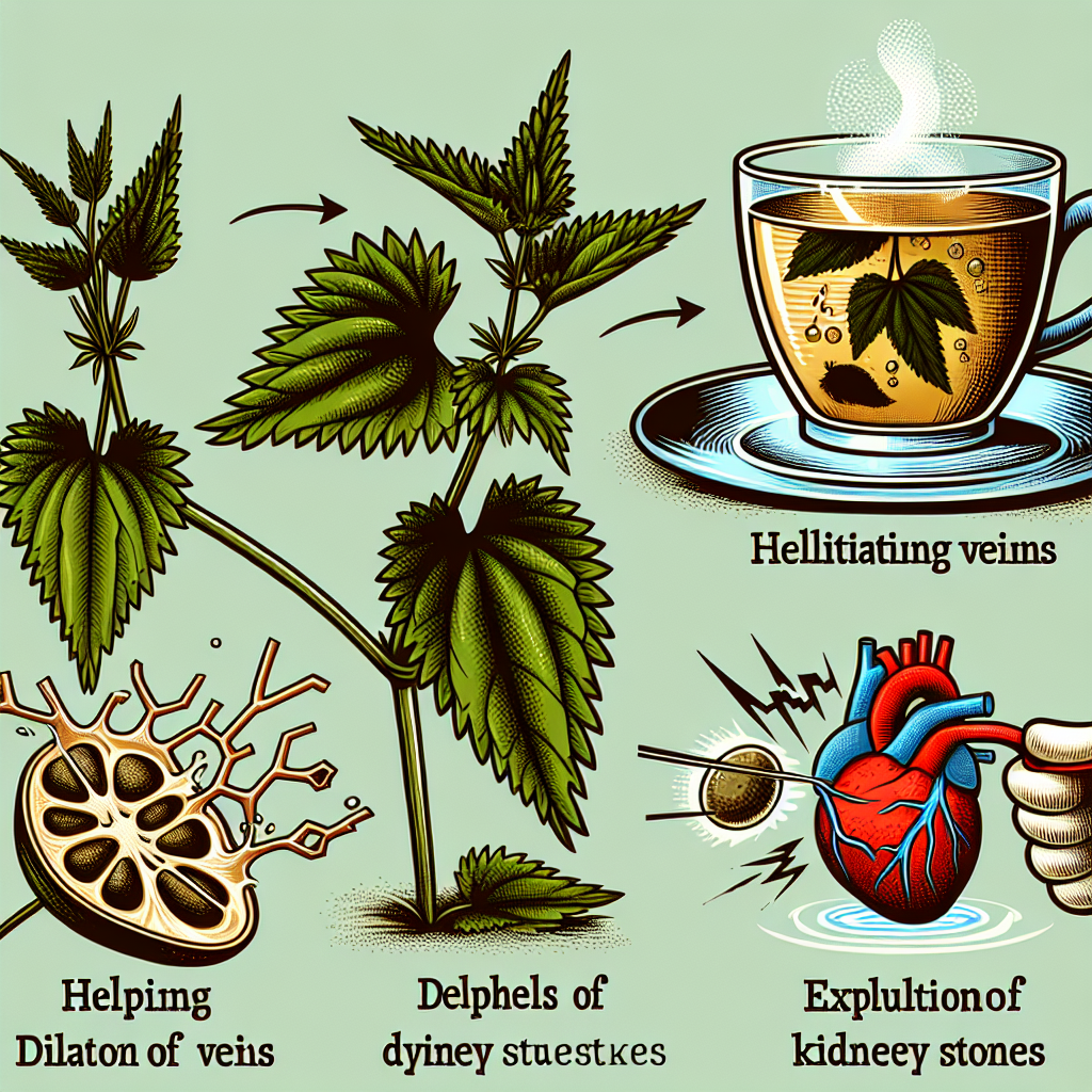 O chá de Urtigas ajuda a dilatar veias e expulsar cálculos?